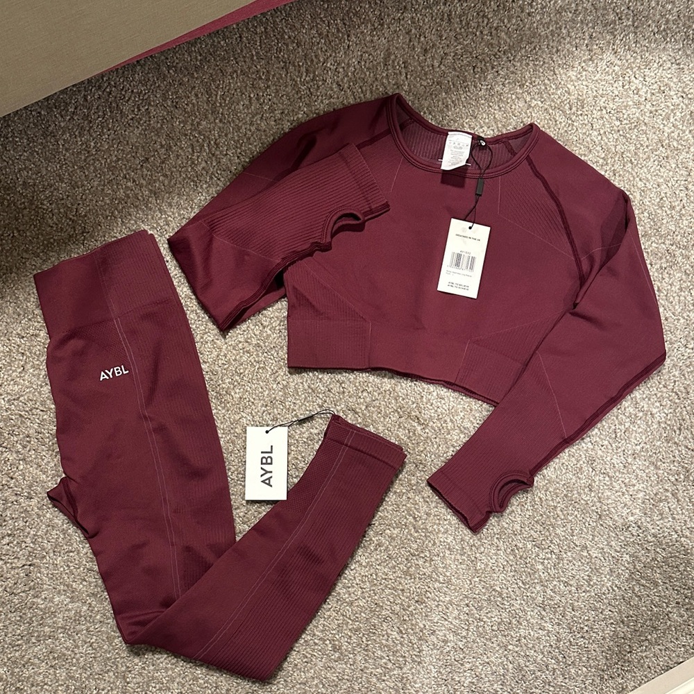 AYBL Maroon Workout Ensemble
